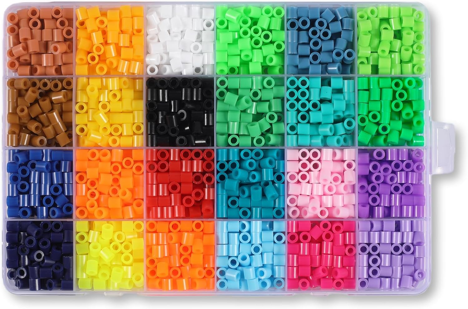 Amazon.co.jp: アイロンビーズ 24色セット 5mm 約1680粒 パーラー